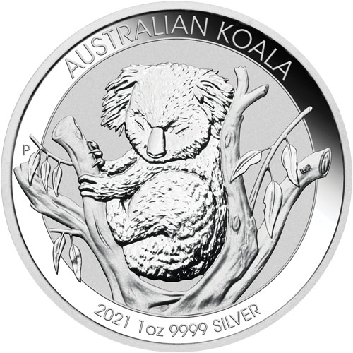 2023 1 Oz Silver Koala Coin Perth Mint AU Bullion Canada