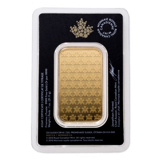 1 oz gold royal canadian mint