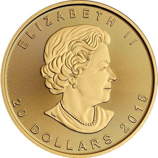 1/2 Oz Gold Maple Leaf (Random Year) - Royal Canadian Mint