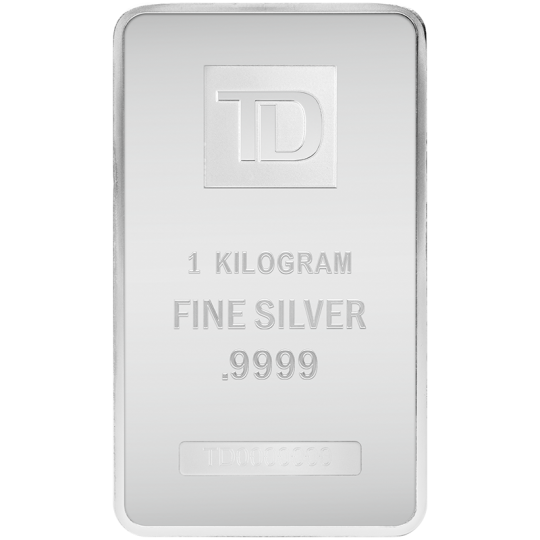 1 kg Silver Bar (Circulated) - TD Brand
