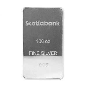 100 oz Silver Bar (Circulated) - Assorted Brands