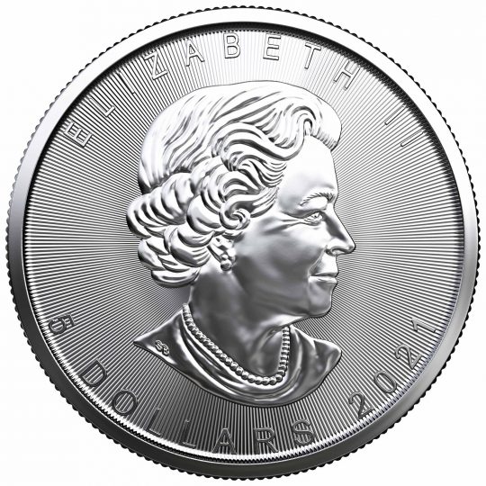 2021 1 Oz Silver Maple Leaf Coins Royal Canadian Mint