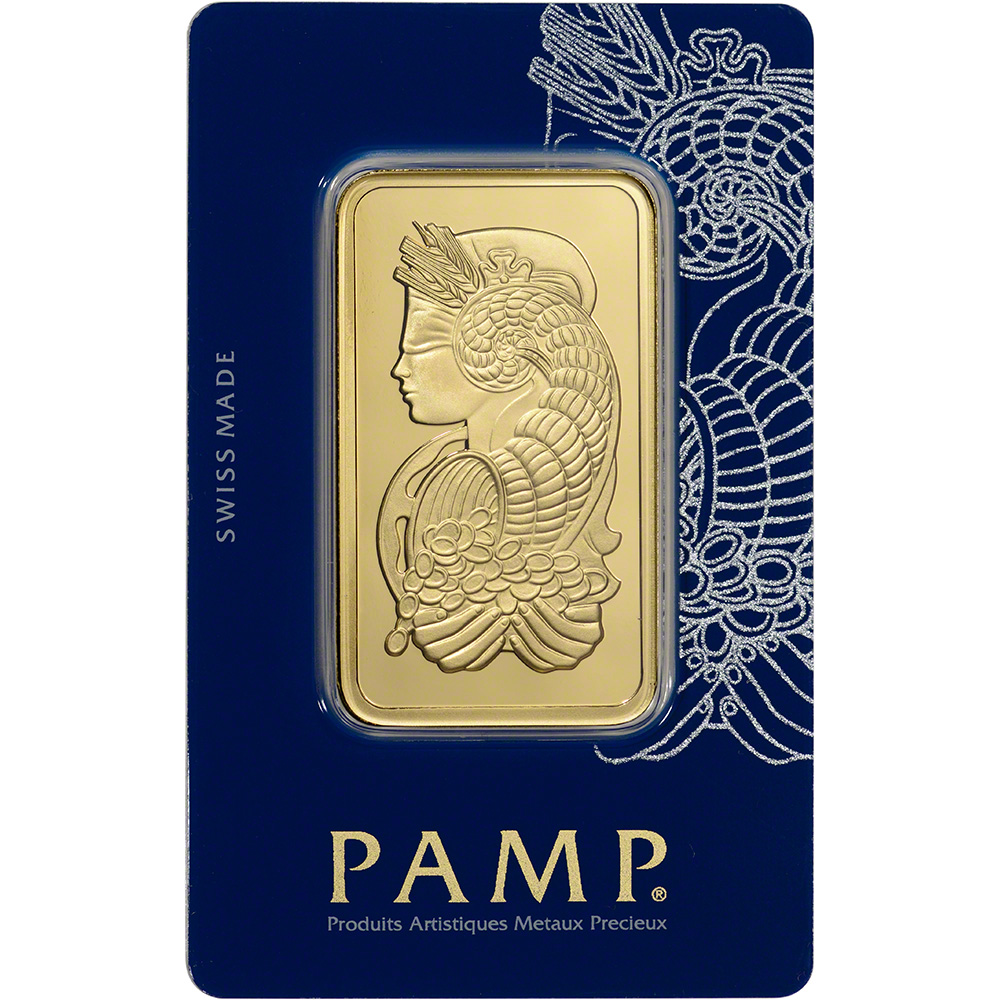 100 Gram Gold Bar – PAMP Suisse - AU Bullion Canada