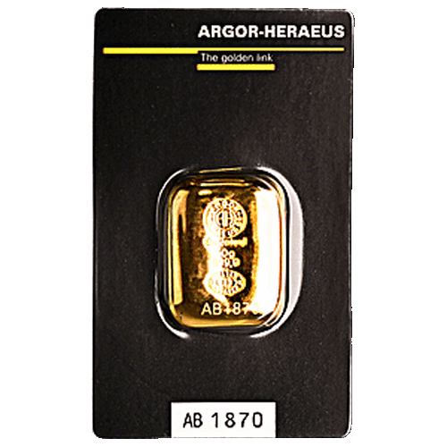 50 gram argor cast gold
