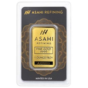 1 oz gold bar asahi refining
