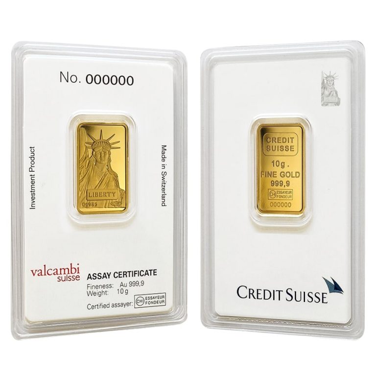 2.5 gr. credit suisse gold bar