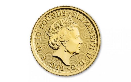 2021 1/10 oz Gold Britannia Coin - Royal Mint UK