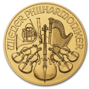 2021 1/4 oz Gold Philharmonic Coin - Austrian Mint