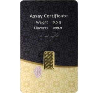 1/2 Gram Gold Bar (Inc. Assay Card) - Istanbul Gold Refining