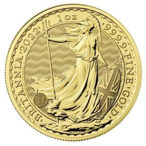 2022 1 Oz Gold Britannia Coin - Royal Mint UK
