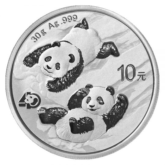 2022 30 Gram Panda Silver Panda Coin (Inc. Capsule) - Chinese Mint