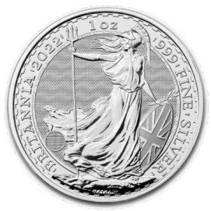 2022 1 Oz Silver Britannia Coin - Royal Mint UK