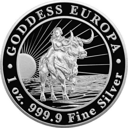 2021 1 Oz Goddess Europa