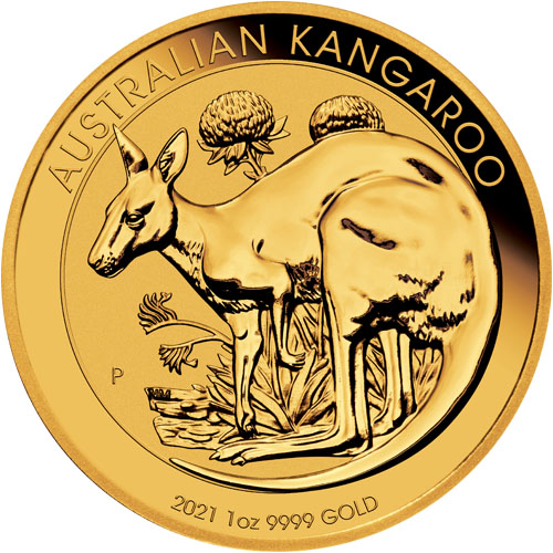 2021 1 oz Gold Kangaroo Coin(Inc capsule) - Perth Mint