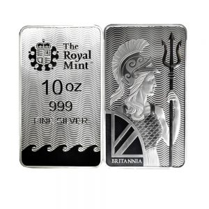 10 Oz Silver Britannia Bar(Sealed) - Royal Mint UK