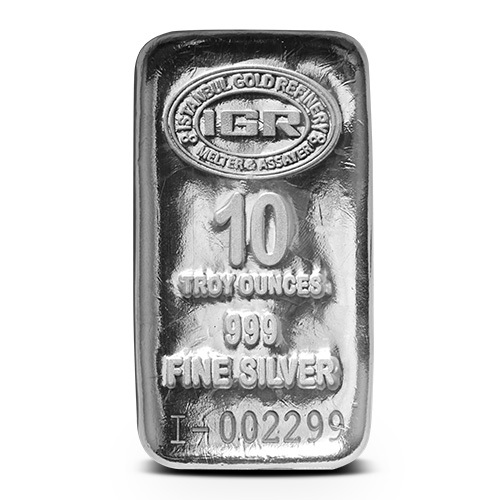 10 Oz Silver Bar Sealed (Inc. Assay cert.) - Istanbul Gold Refinery