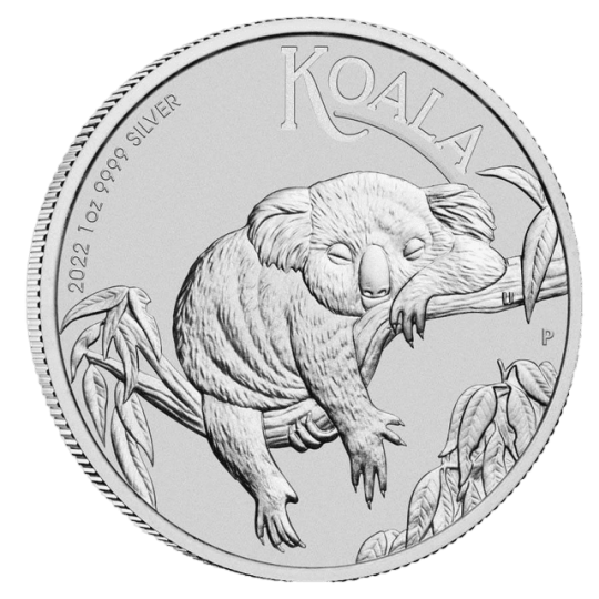 1 Oz Silver Koala Coin 2022