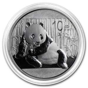 2015 1 Oz Silver Chinese Panda Sheet (30 Pcs) (Inc. Capsule) (Circulated) - Chinese Mint