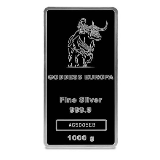 2022 1 Kg Goddess Europa Coin Bar - Tokelau
