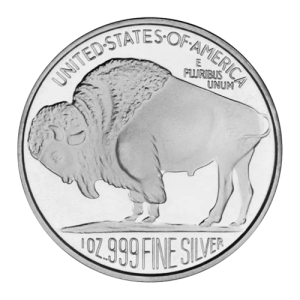 1 Oz Silver Buffalo Round - Silvertowne