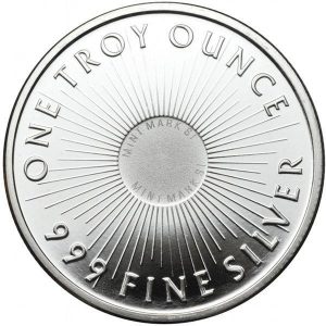 1 Oz Silver Round - Sunshine Mint