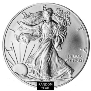1 Oz Silver American Eagle Random Year (Circulated) - US Mint