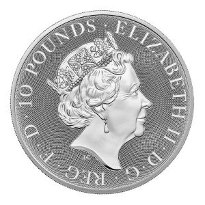 2022 10 Oz Silver Royal Arms Coin - Royal Mint UK