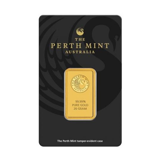 20 Gram Gold Bar - Perth Mint