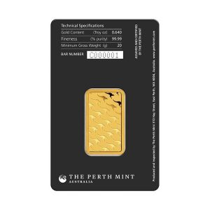 20 Gram Gold Bar - Perth Mint