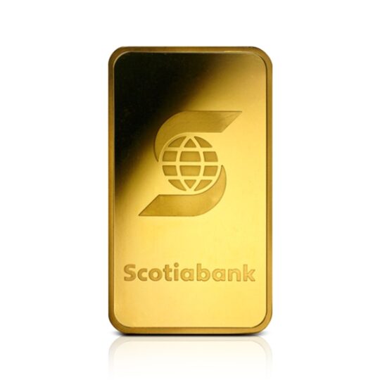 5 oz Gold Bar (Circulated) – Scotiabank