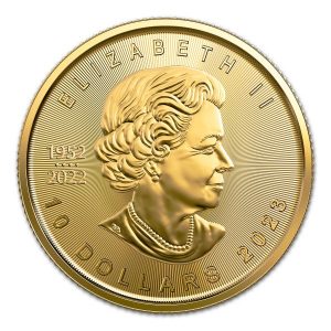 2023 1/4 Oz Gold Maple Leaf Coin - Royal Canadian Mint