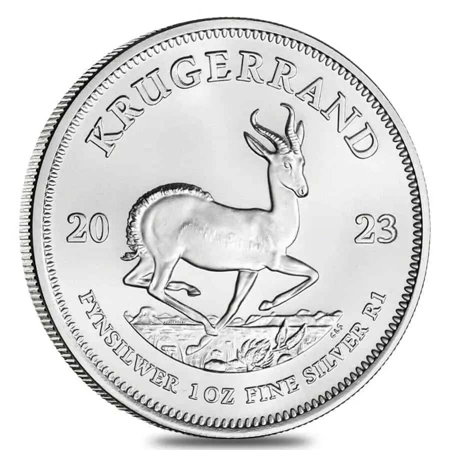 2024 1 Oz Silver Krugerrand Coin Rand Refinery AU Bullion Canada