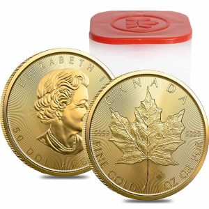2022 1 Oz Gold Maple Coin Tube