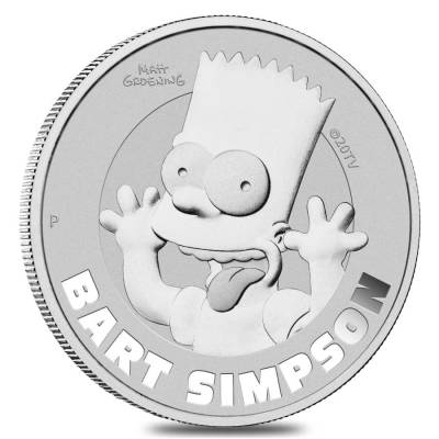 2022 1 Oz Silver Tuvalu Bart Simpsons ( Inc. Capsule ) – Perth Mint