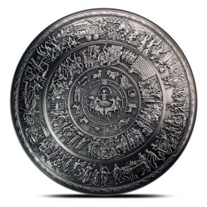 1 Kilo Silver South Korea Achilles Shield Coin Stacker - AU Bullion Canada