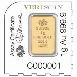 1 Gram Gold Fortuna Bar (In Assay from Multigram+25) - PAMP Suisse