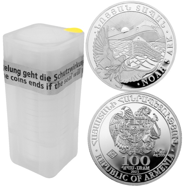 2023 1 4 Oz Silver Noah s Ark Tube AU Bullion Canada