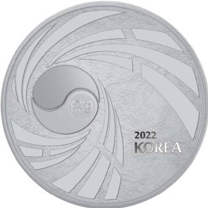 2022 1 Oz Taekwondo Silver Round