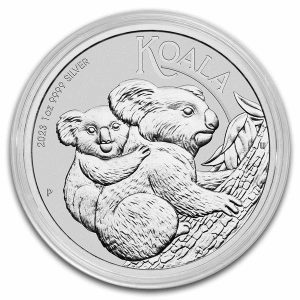 2023 1 Oz Australian Koala Silver Coin Roll (20 Pcs) (Inc. Capsule) – Perth Mint