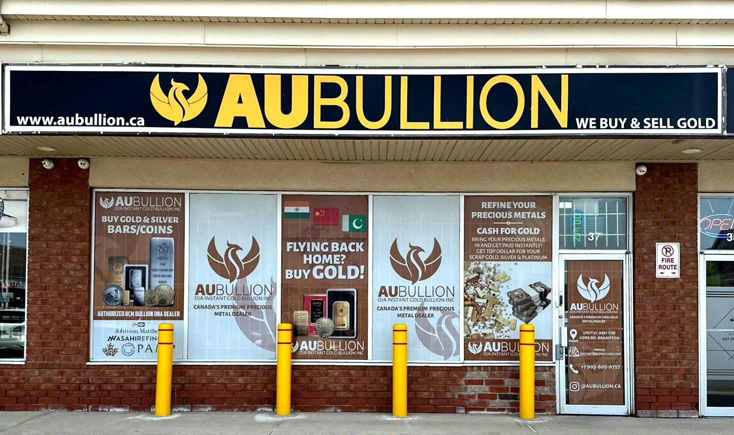Au Bullion Store Location Brampton
