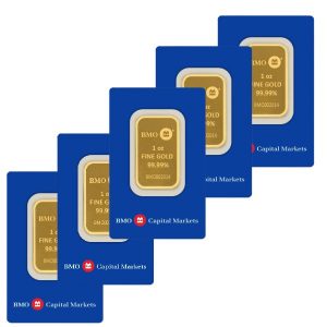 bmo gold bars price