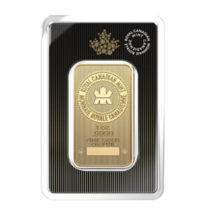 1 oz Gold Bar (Inc. Assay Card) (New) - Royal Canadian Mint