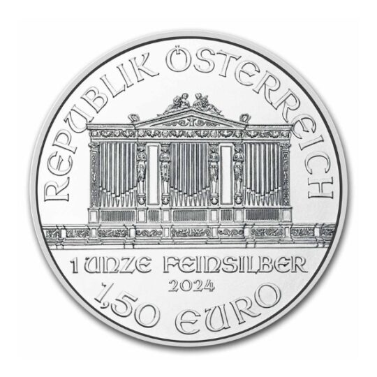 2024 1 Oz Silver Philharmonic Coin - Austrian Mint