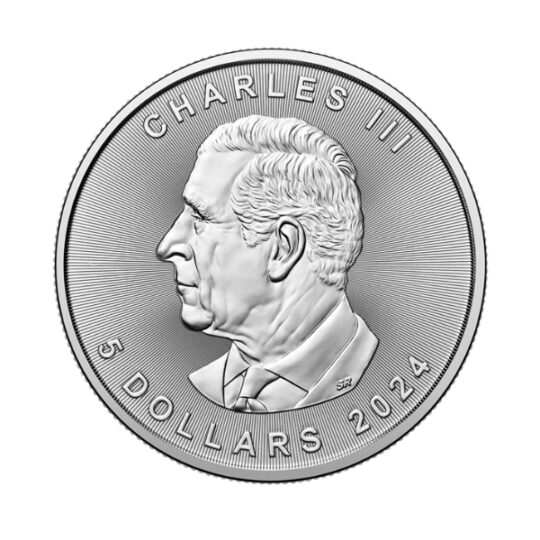 2024 1 Oz Silver Maple Leaf Coin - Royal Canadian Mint