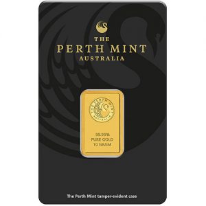 10 Gram Gold Bar (Inc. Assay Card) - Perth Mint