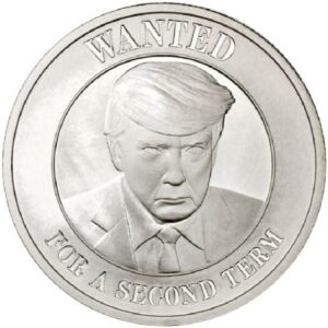 1 oz Donald Trump Wanted Mugshot Silver Round | Silvertowne Mint