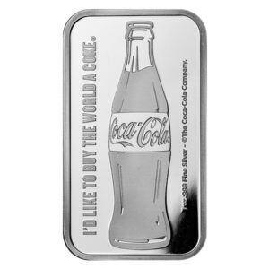 1 oz Coca Cola Pure Silver .999 Bar Tube (20 Pcs)