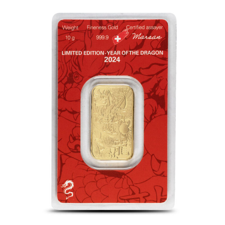 2024 10 Gram Lunar Series Year Of The Dragon Gold Bar Argor Heraeus   10 Gram Lunar Gold Bar 1 768x768 