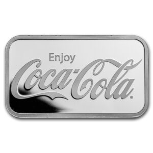 10 oz Coca Cola Pure Silver .999 Bar