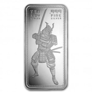 10 oz Samurai Silver Bar - Golden State Mint